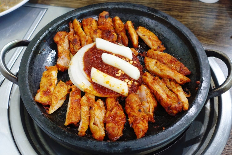 아침고요수목원닭갈비 맛집 본가곱돌숯불닭갈비에서 맛난 점심식사!