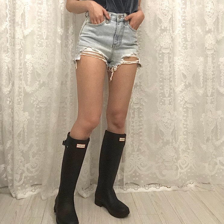 헌터 레인부츠 오리지날 투어로 장마철 대비하기!