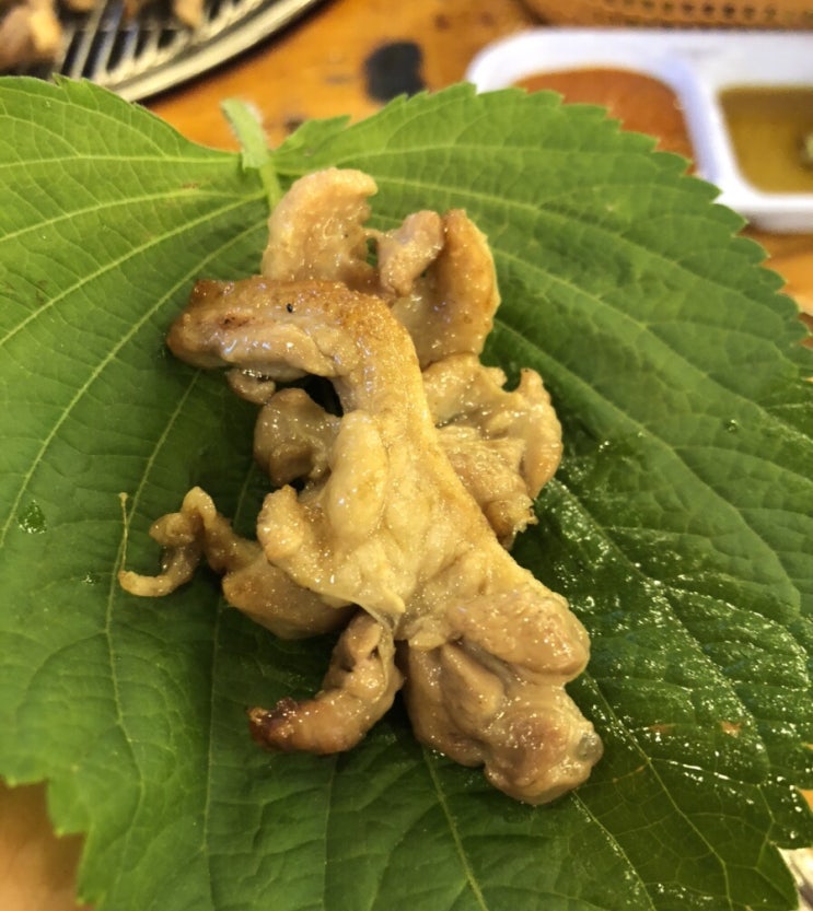 일산 애니골 가나안덕, 오리고기 숯불구이
