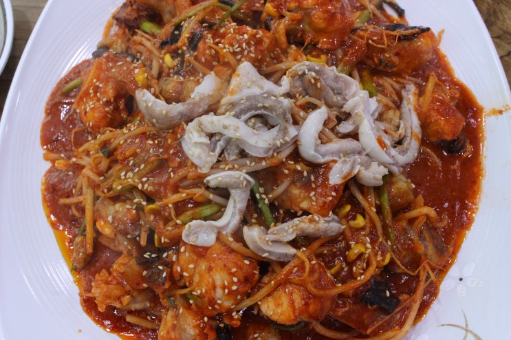 의왕시청맛집 마산아구찜해물탕 생아귀가 정말 끝내주네요!