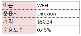 미국 주식 재택근무 산업 ETF WFH (Work from Home)
