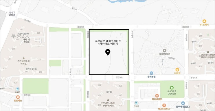 천안 푸르지오 레이크사이드 4차 성성지구 분양 무기한 연기