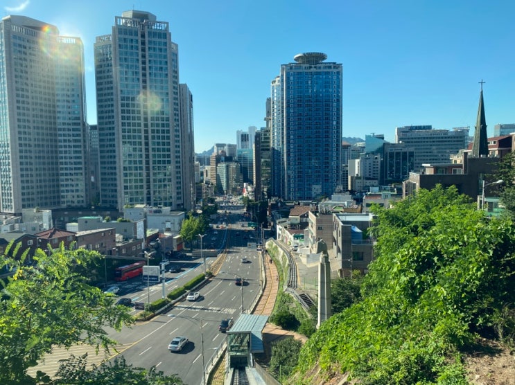 남산타워 케이블카 타러 가는길 - 남산오르미 승강기 무료탑승!
