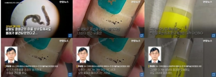 인천 수돗물 유충, 공촌정수장 배수지서 나와... 작년엔 붉은 수돗물