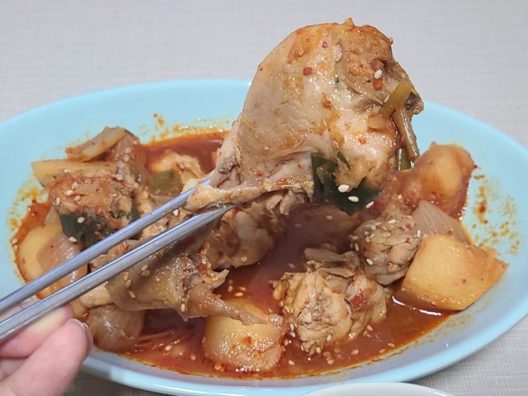 초복날 닭볶음탕으로 이열치열 몸보신하기
