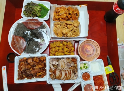 요즘 먹고 사는 일_초당옥수수,대게,집밥,배달의민족,케이에프씨오리지널,할리스,문어발에맥주,드립커피,국내산홍어,감자전