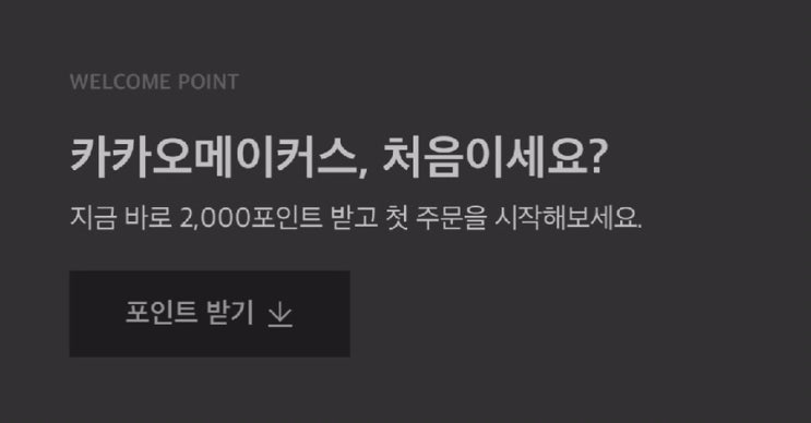 카카오메이커스 2천원