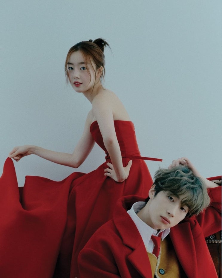 한선화 한승우 남매 퍼스트룩 화보