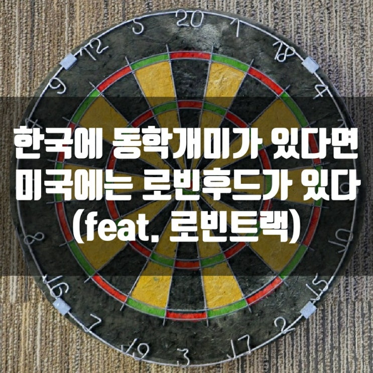 한국에 동학개미가 있다면 미국에는 로빈후드가 있다(Feat. 로빈트랙)
