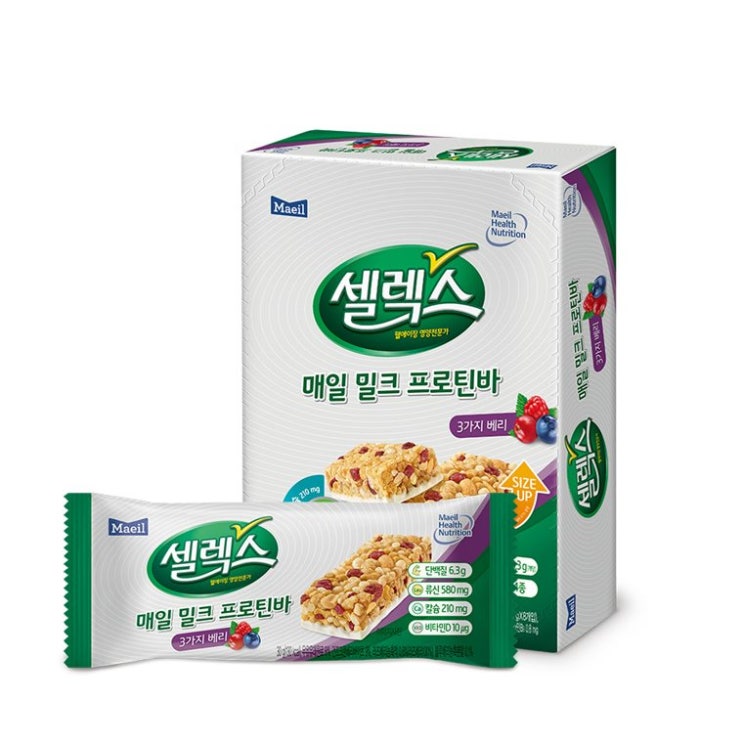 금주 상품 셀렉스 매일 밀크 프로틴바 베리맛! 정말 가격좋군요