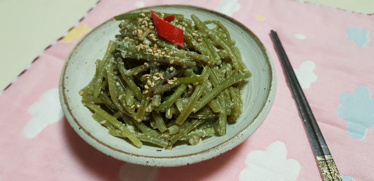 맛남의 광장 고구마순 요리, 고구마줄기볶음(고구마순볶음) 만들기