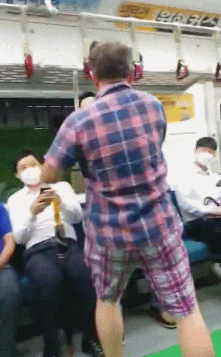 (영상)'지하철 마스크 싸움' 50대 남성 구속영장, 일명  '오륙남' 