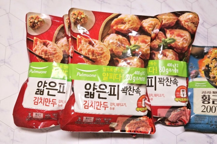 풀무원 얇은피만두, 김치만두 #인생만두 #JMT