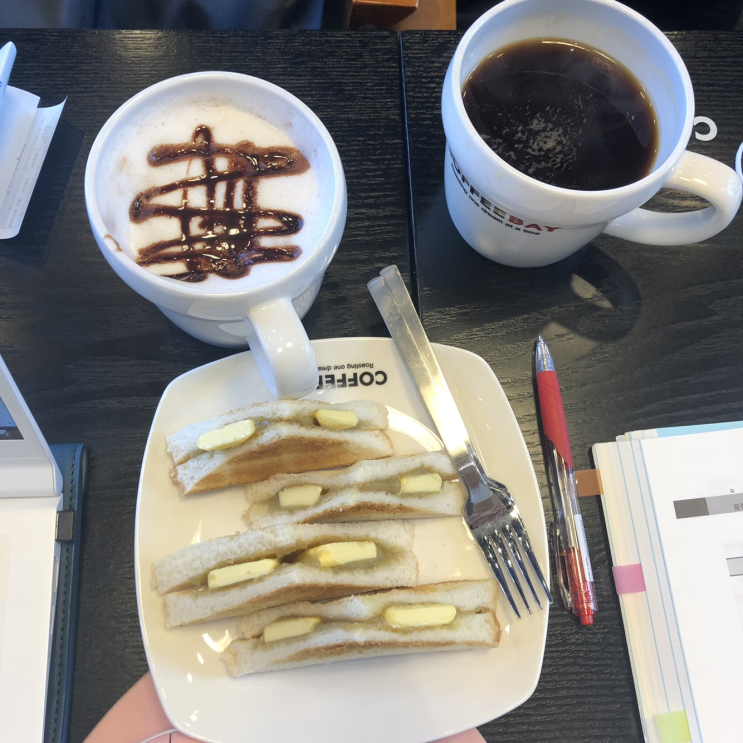 [염창동 카페] 새로생긴 카페 커피베이! 카야토스트 대박.