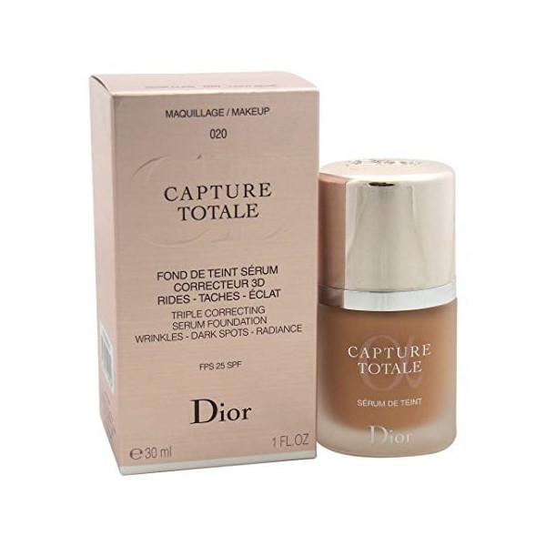 [조성아 세럼스틱] DIOR Capture Totale 트리플 코 렉팅 세럼 파운데이션주름다크 스팟래디언스 FPS 25 SPF 020 One Size O !!