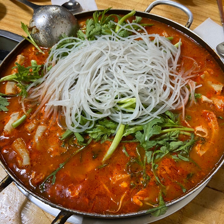 인천 모래내시장 맛집 : 소곱창전골 솔직후기 : 기본안주가 곱창구이임