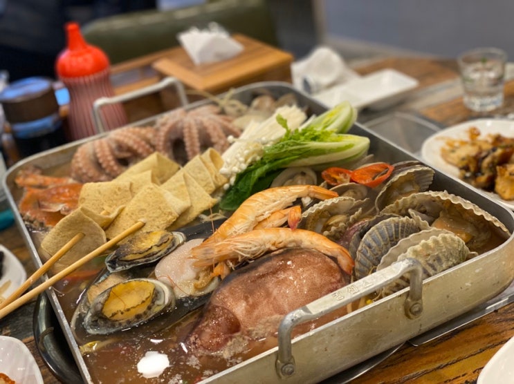 목포 다도해포차, 청호시장 맛집, 해물모듬전골 먹고왔어요 :)