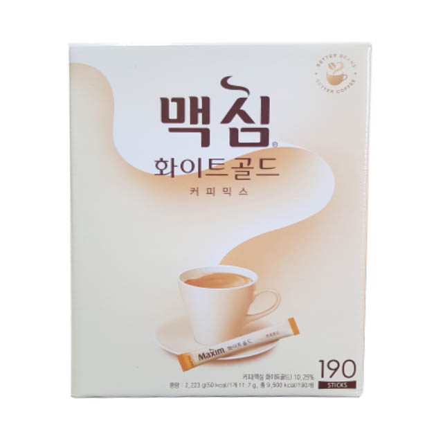 할인 꿀템 맥심 화이트골드 커피믹스 117g 190개