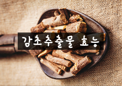 [화장품성분] 감초추출물