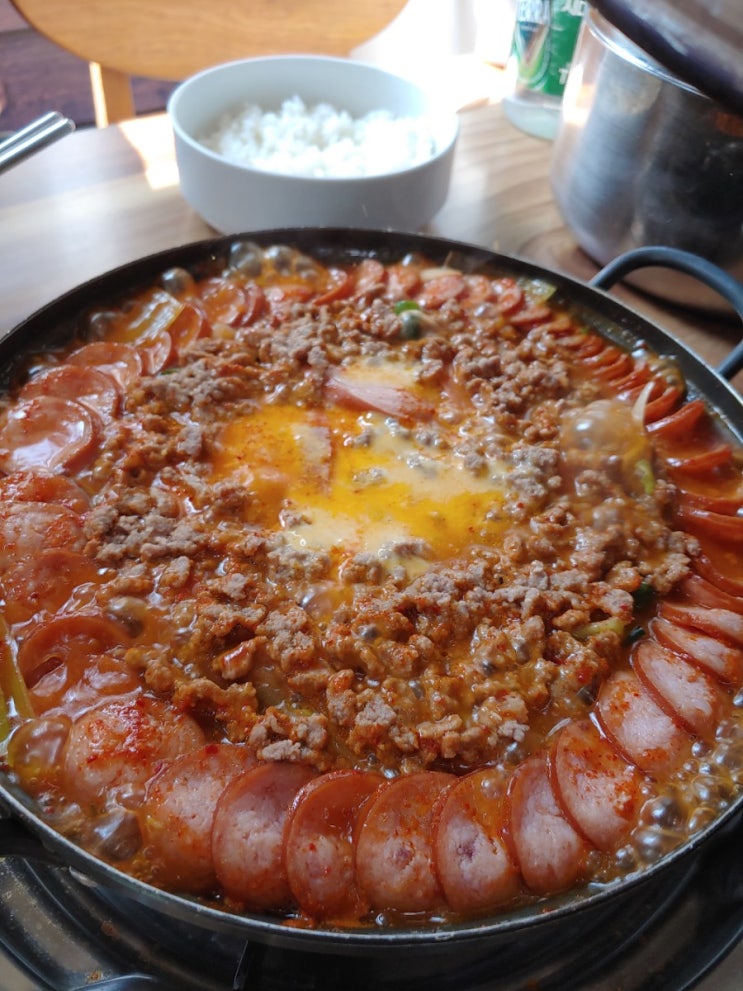 [인계동/수원시청]이나경송탄부대찌개-비주얼폭발 부대찌개