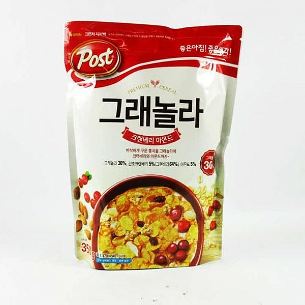 와와마트 동서 그래놀라 크렌베리아몬드 350g 시리얼 1