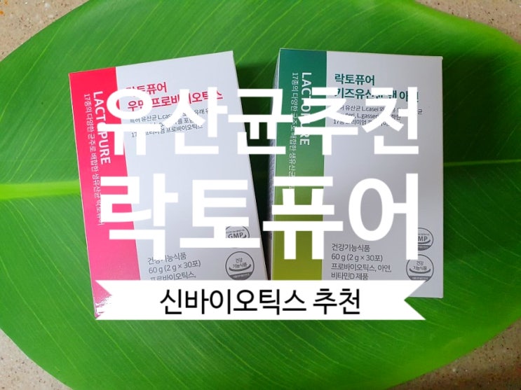 [신바이오틱스추천] 락토퓨어 우먼프로바이오틱스와 키즈유산균앤아연 추천