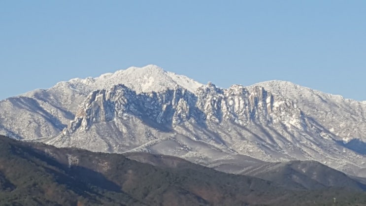 설악산 설경 사진