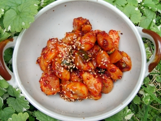 새콤달콤마늘장아찌무침 : 네이버 블로그