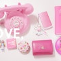 핑크전화기와 핑크소품들♡