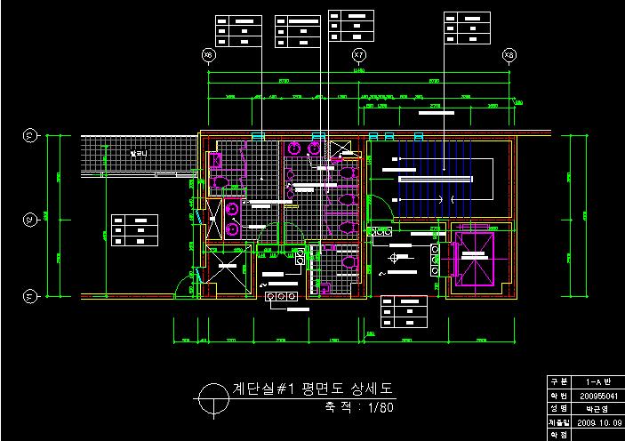 [2차 캐드과제] 화장실 도면 : 네이버 블로그