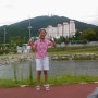 한성감리교회 여름성경학교때 천동 대전천에서 물놀이