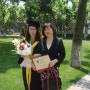 딸의 고등학교 졸업식