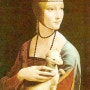 레오나르도 다빈치(Leonardo da Vinci) 에르마인을 안고있는 숙녀