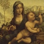 레오나르도 다빈치(Leonardo da Vinci) 막대기를 든 성모