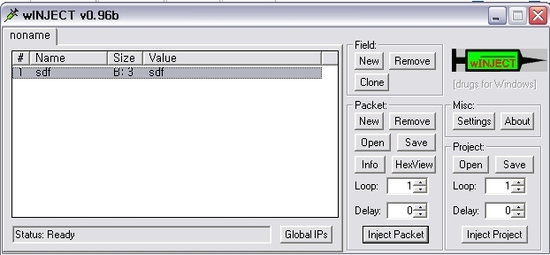 패킷생성 Tool ..........WinJect V0.96b : 네이버 블로그