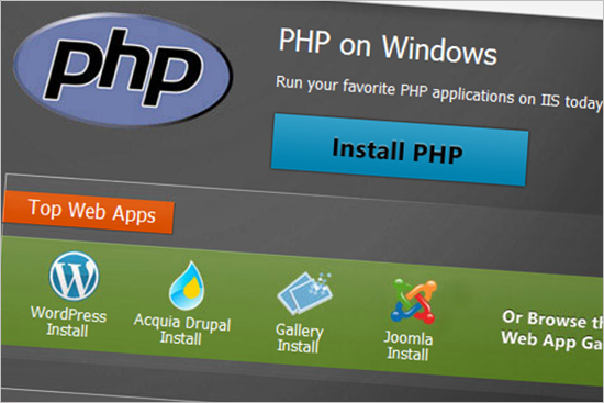 Microsoft Web Platform Installer 2.0 - PHP on IIS : 네이버 블로그