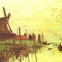 Claude Monet / 클로드 모네 - Monet Mill near Zaandam -1871