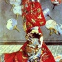 Claude Monet / 클로드 모네 - Madame Monet in Japanese Costume (La Japonaise) -1875