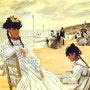 클로드 모네 / Claude Monet - On the Beach at Trouville -1870