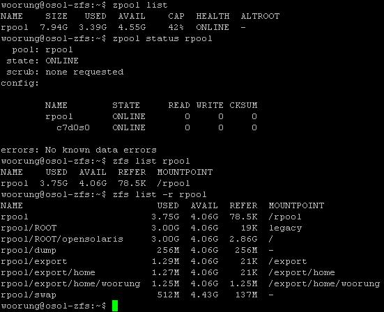 ZFS HOWTO : 네이버 블로그
