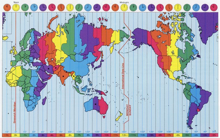 세계 시간 지도