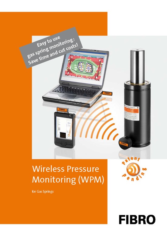 Wireless Pressure Monitoring (WPM) for Gas Springs FIBRO. : 네이버 블로그