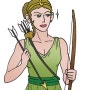 [꼬리에 꼬리를 무는 릴레이 그리스 로마 신화] Quiz. 처녀의 수호신이며 사냥의 여신은 누구일까요?