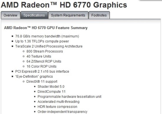 AMD Radeon HD6770 & HD6750 (Rename!!)은 HD5770 & HD5750의 리네임 버전 : 네이버 블로그