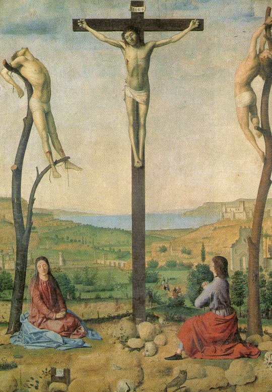 십자가에 못박음 십자가 검정색과 흰색