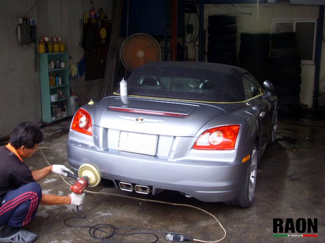 Chrysler Crossfire+(주)라온모터스+1급공업사+보험 사고 판금 덴트 도장 도색 사고차 수입차 미국차 정비 수리 ...
