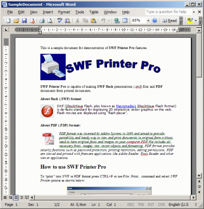 가상프린터 - 인쇄시 JPG OR PDF, SWF 로 저장 되는 SWF Printer : 네이버 블로그