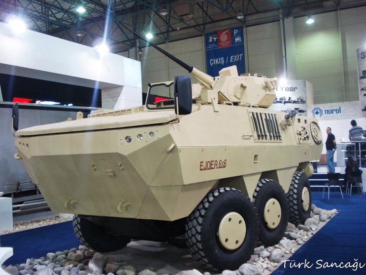 IDEF 2011에 전시된 Nurol Ejder 6x6 보병수송 장갑차 : 네이버 블로그