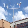 화성반송초등학교 풍향풍속계설치 - 한빛과학