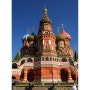 러시아 모스크바의 크레믈린궁과 붉은광장